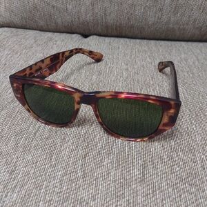 Tortoiseshell Women's Sunglasses Black & Brown 92104 & Korea Vintage